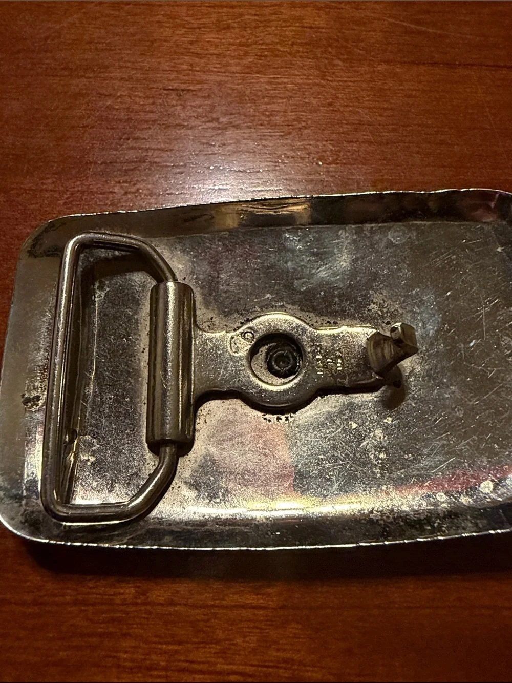 Vintage Silver-Tone Horse  belt buckle